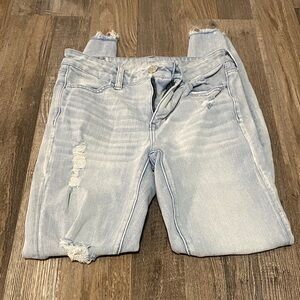 American Eagle Outfitters Light Blue Boyfriend Jeans